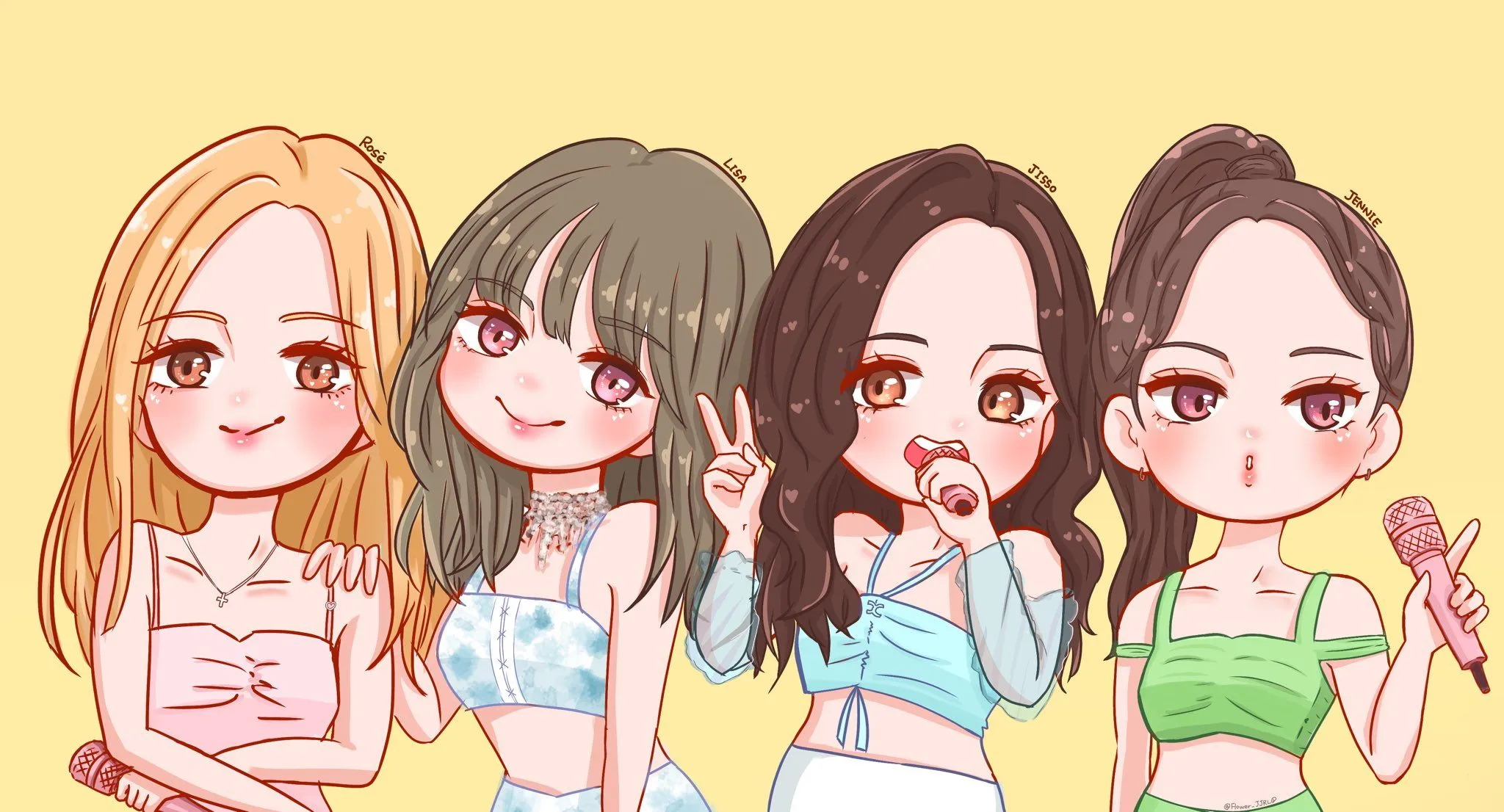 ảnh chibi Blackpink 32