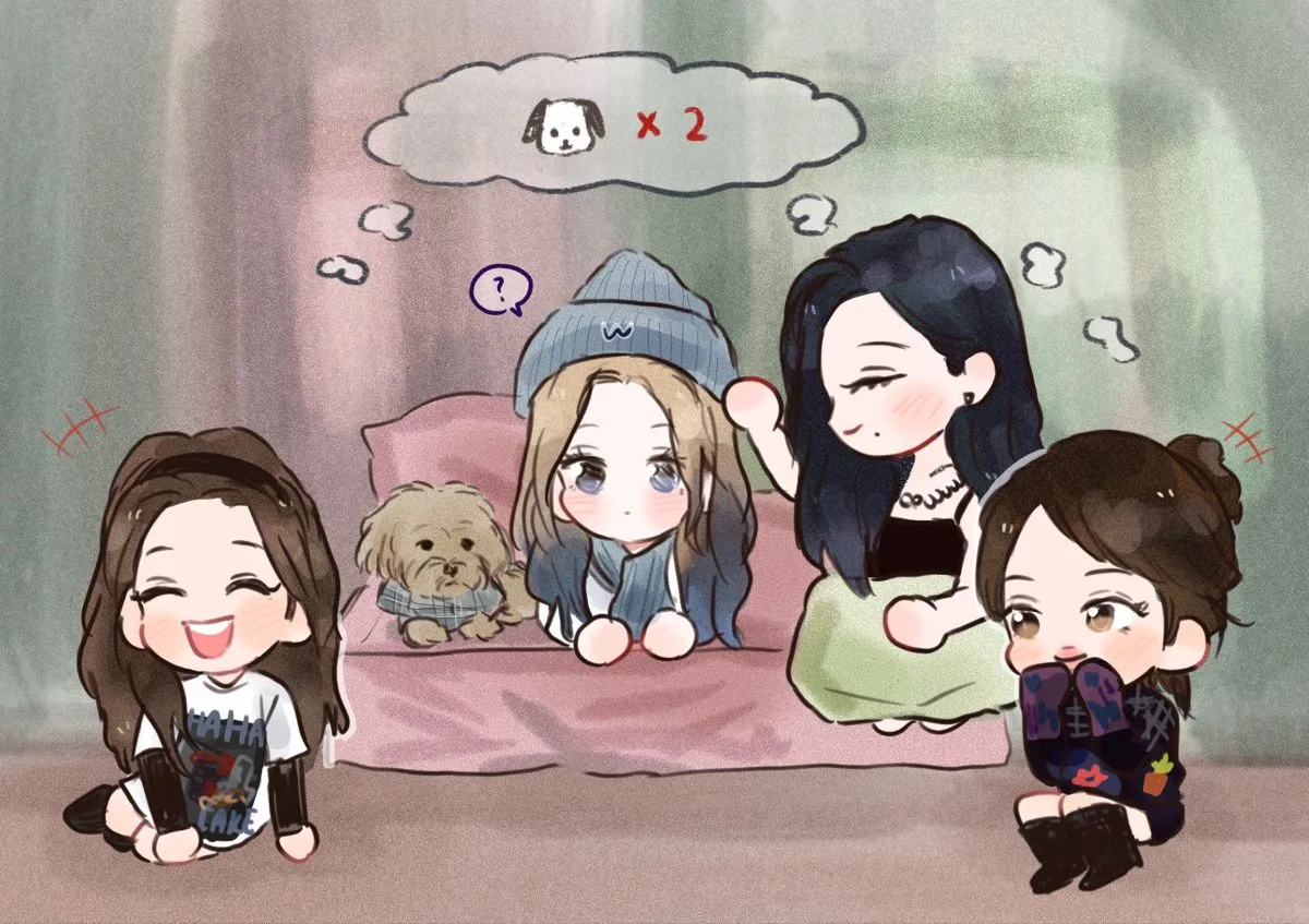 ảnh chibi Blackpink 35