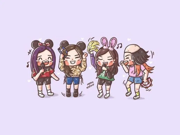 ảnh chibi Blackpink 40