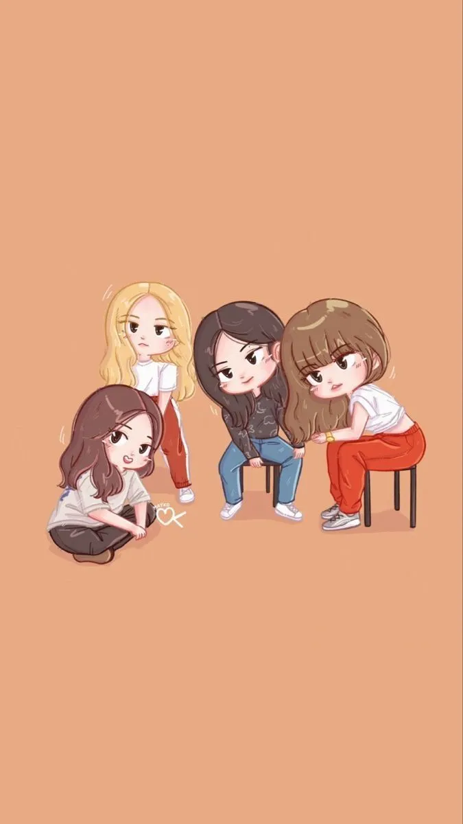 ảnh chibi Blackpink 43