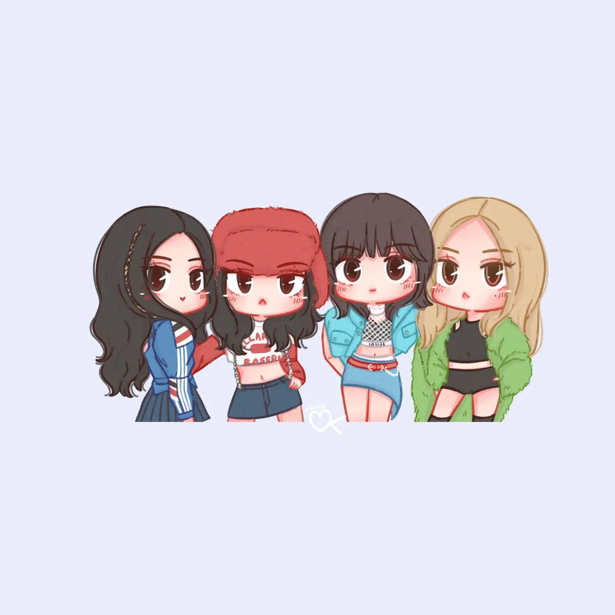 ảnh chibi Blackpink 11