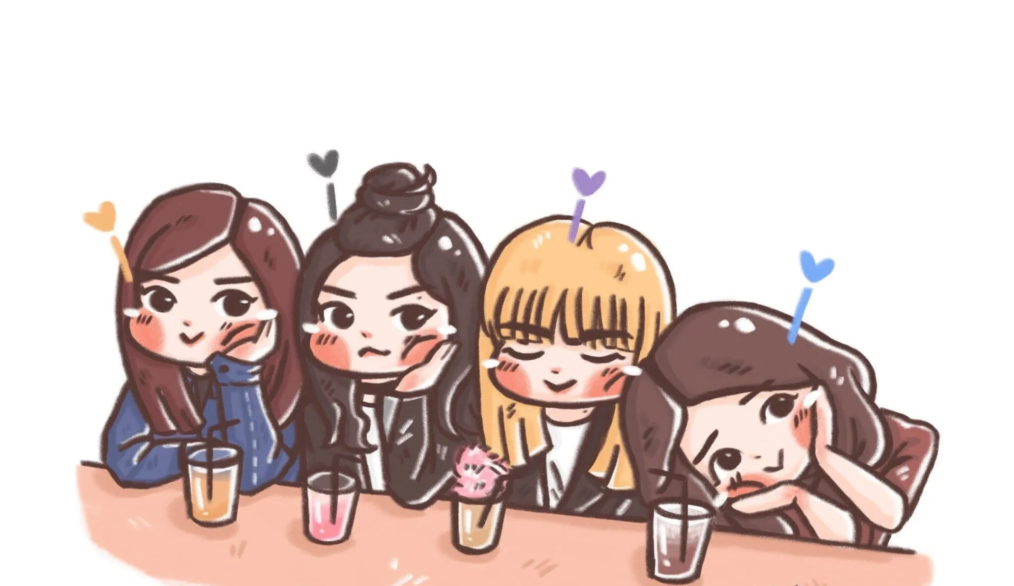 ảnh chibi Blackpink 48