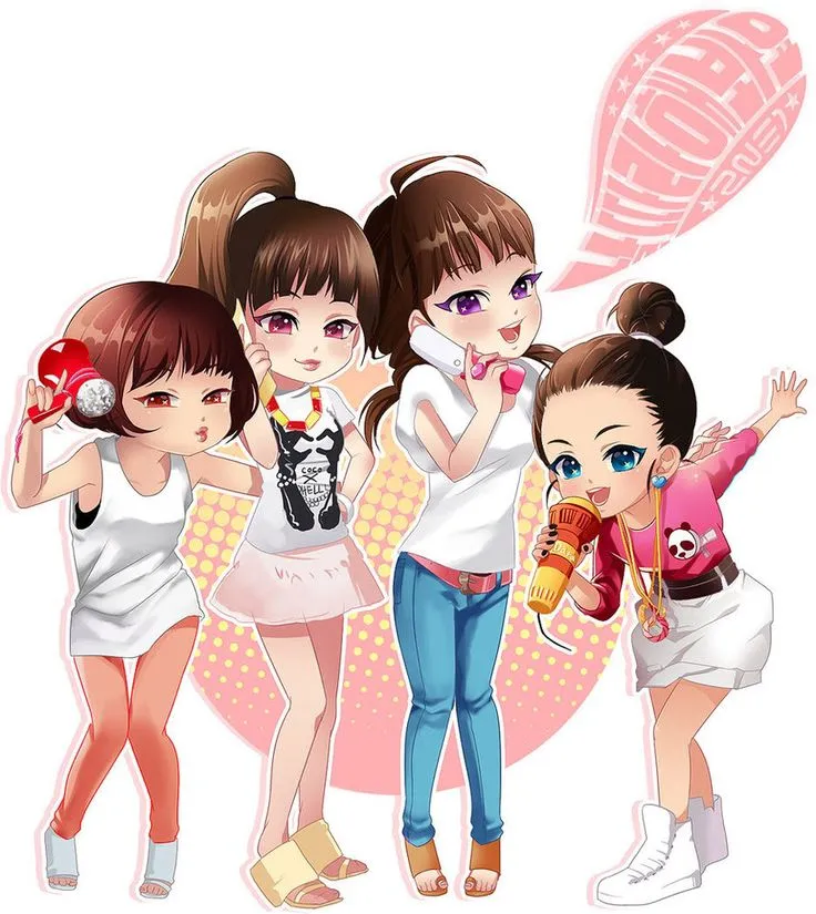 ảnh chibi Blackpink 1