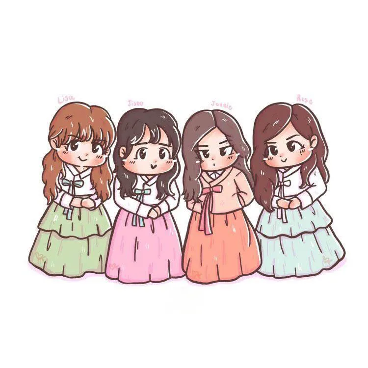 ảnh chibi Blackpink 6