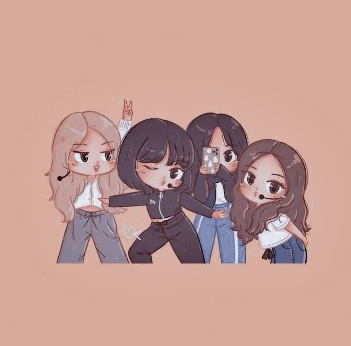 ảnh chibi Blackpink 12