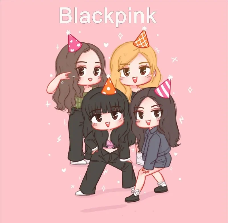 ảnh chibi Blackpink 13