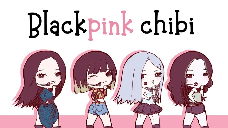 ảnh chibi Blackpink 17