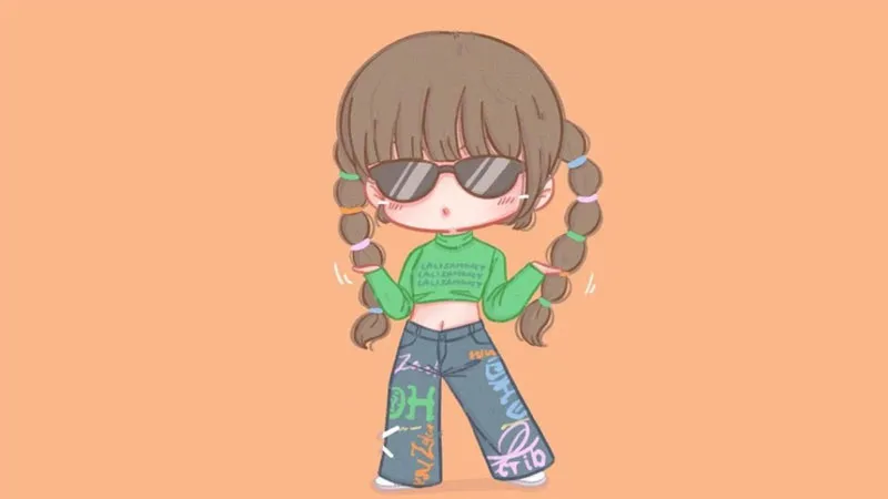 Ảnh chibi Lisa cute 2