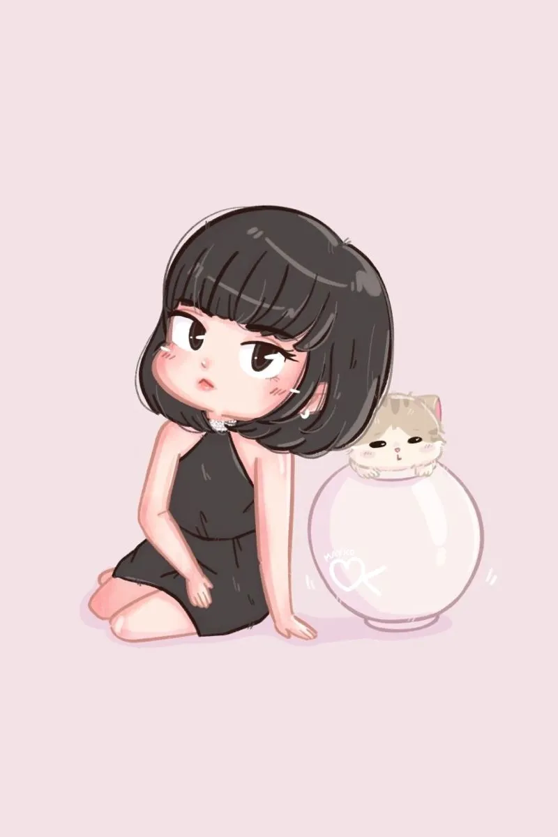 Ảnh chibi Lisa cute 7