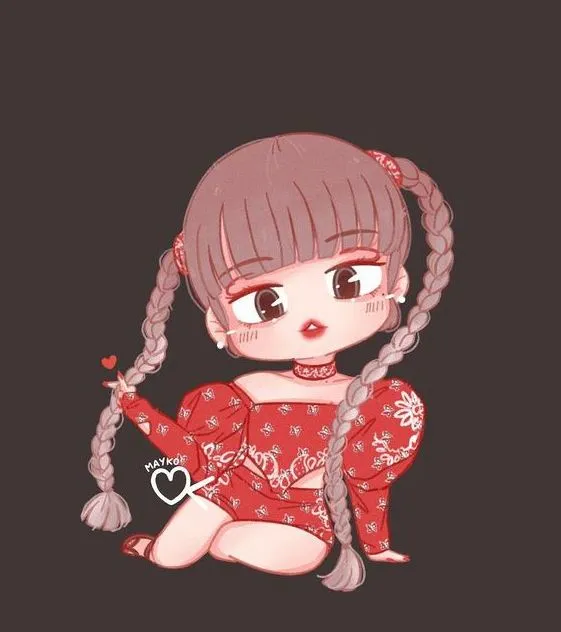 Ảnh chibi Lisa cute 8