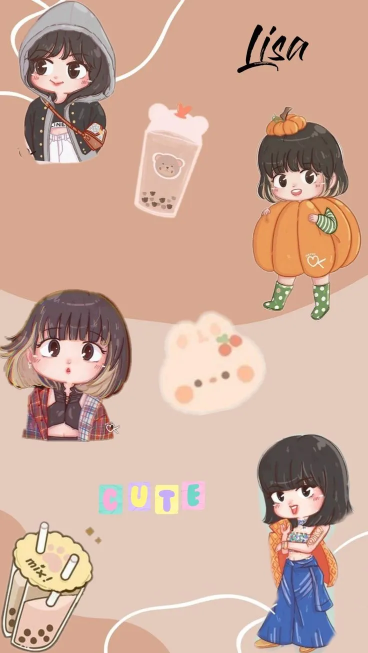 Ảnh chibi Lisa cute 24