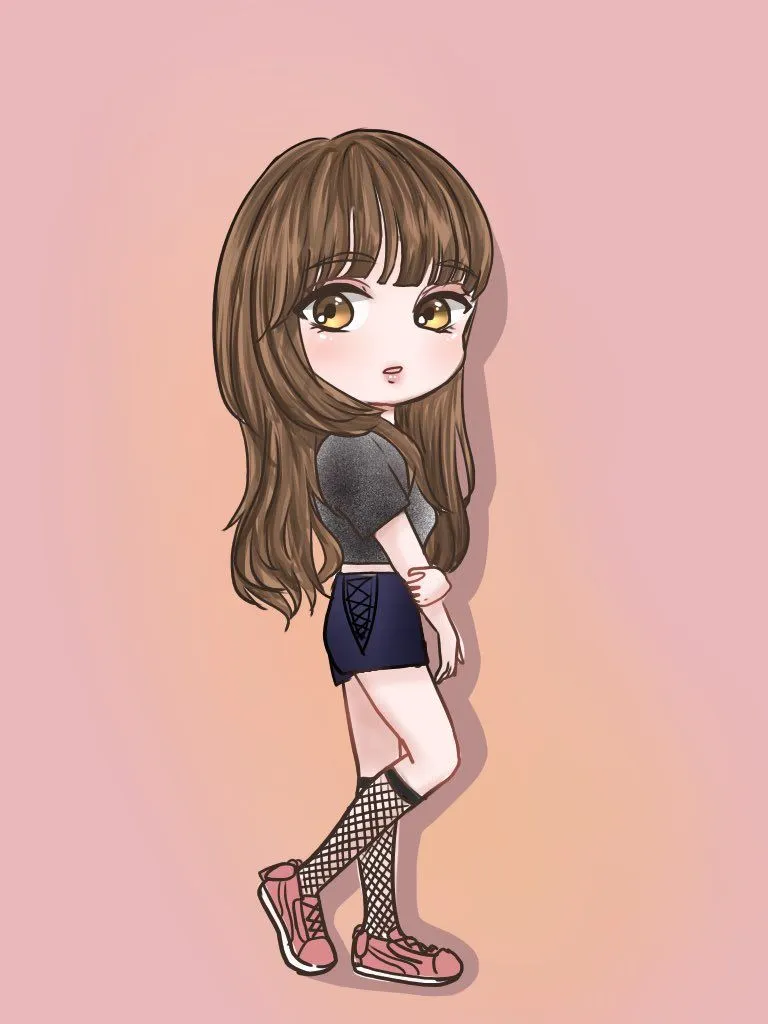 Ảnh chibi Lisa ngầu 2