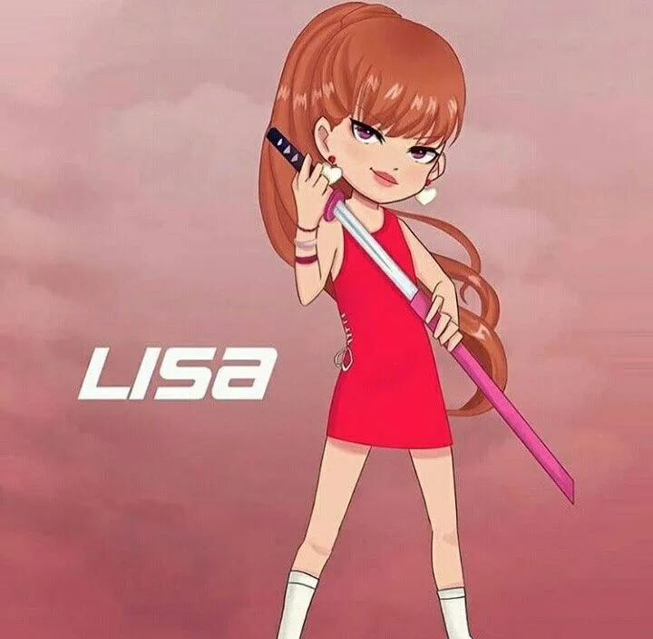 Ảnh chibi Lisa ngầu 3