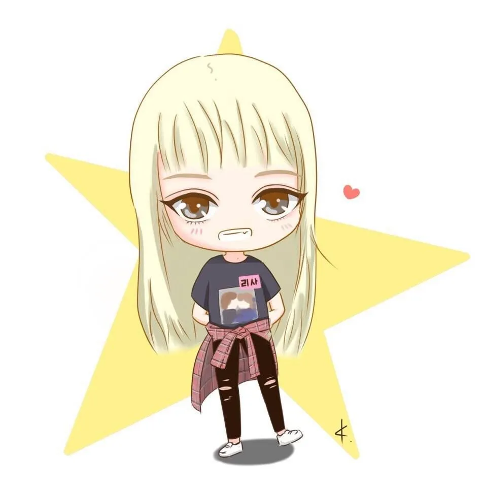 Ảnh chibi Lisa ngầu 4