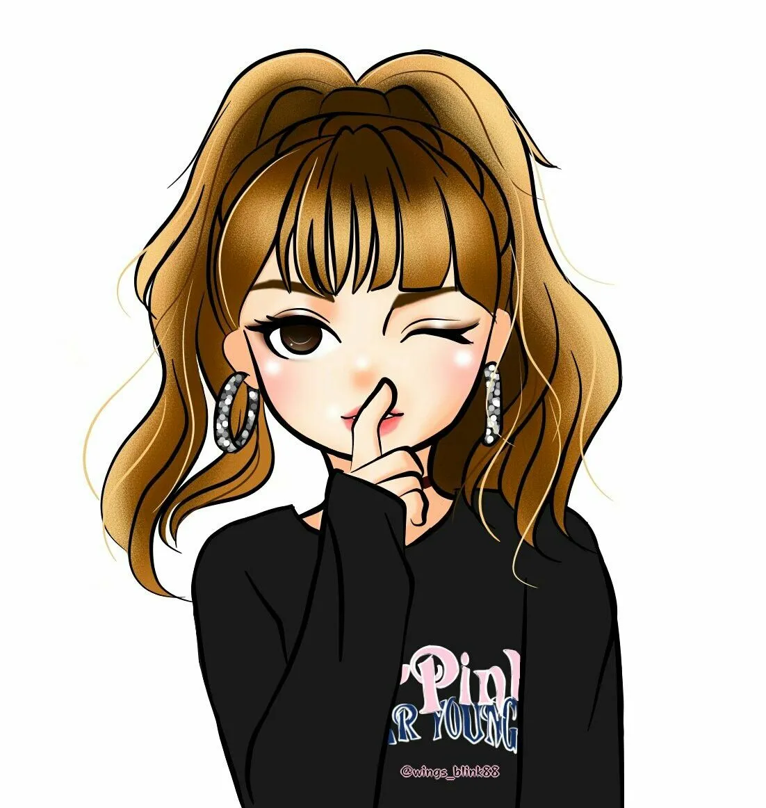 Ảnh chibi Lisa ngầu 8