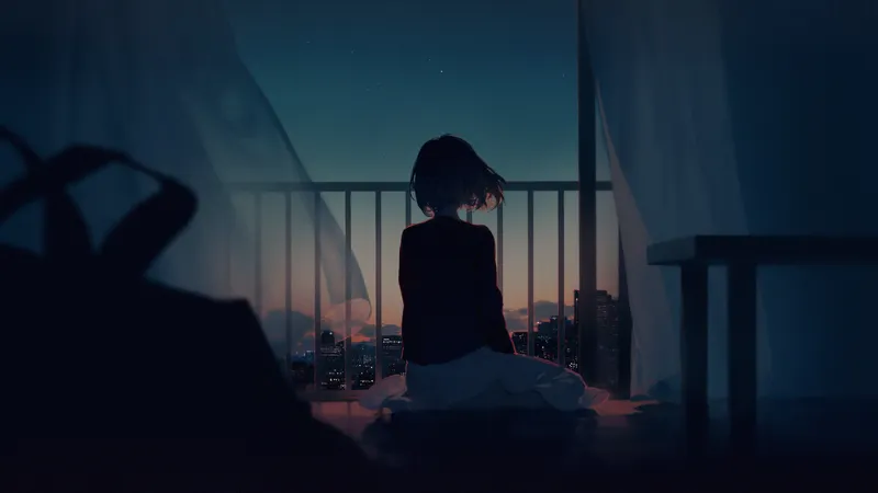 avatar ảnh anime chill lofi 25