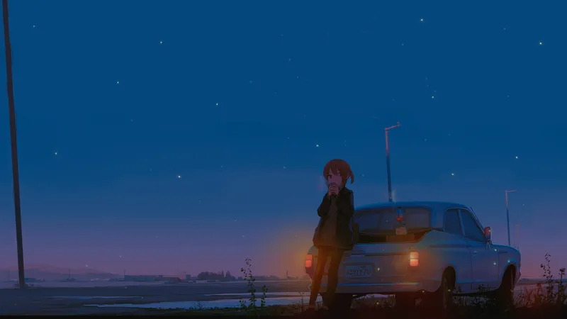 avatar ảnh anime chill lofi 51