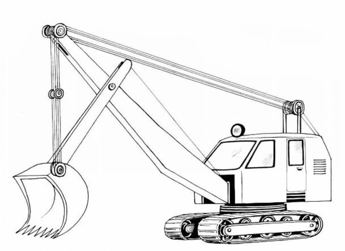 Bộ sưu tập 150+ tranh tô màu xe cẩu đa dạng cho các bạn nhỏ 2