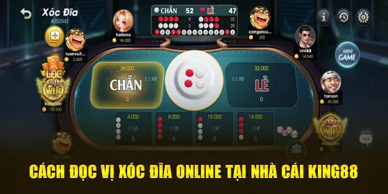 Cách đọc vị Xóc Đĩa online tại nhà cái King88