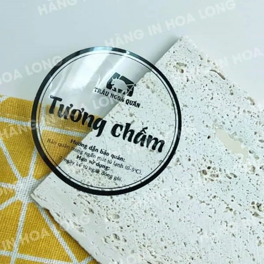 Chất liệu thường dùng để in tem nhãn giá rẻ Hà Nội