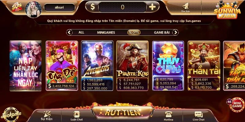 Kho game slot đổi thưởng hấp dẫn gây ấn tượng