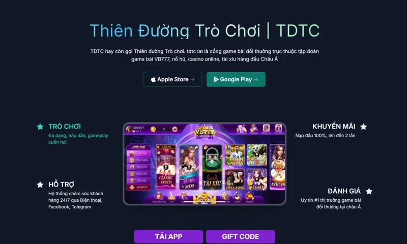 Tại sao nên tải app thiên đường trò chơi TDTC?