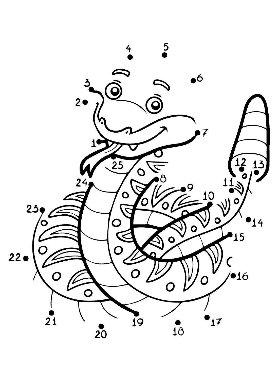 tô màu con rắn 16