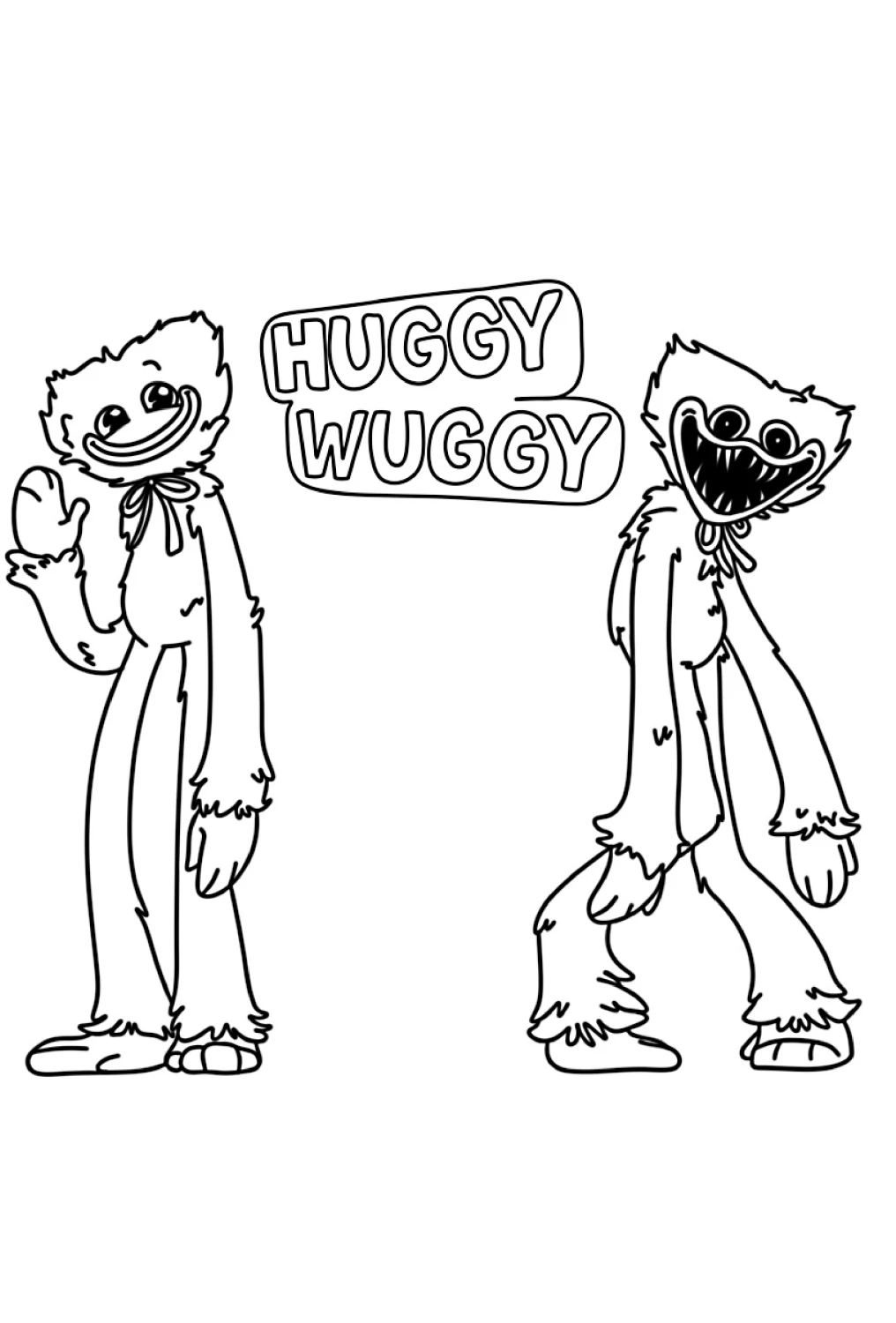 tô màu huggy wuggy 46