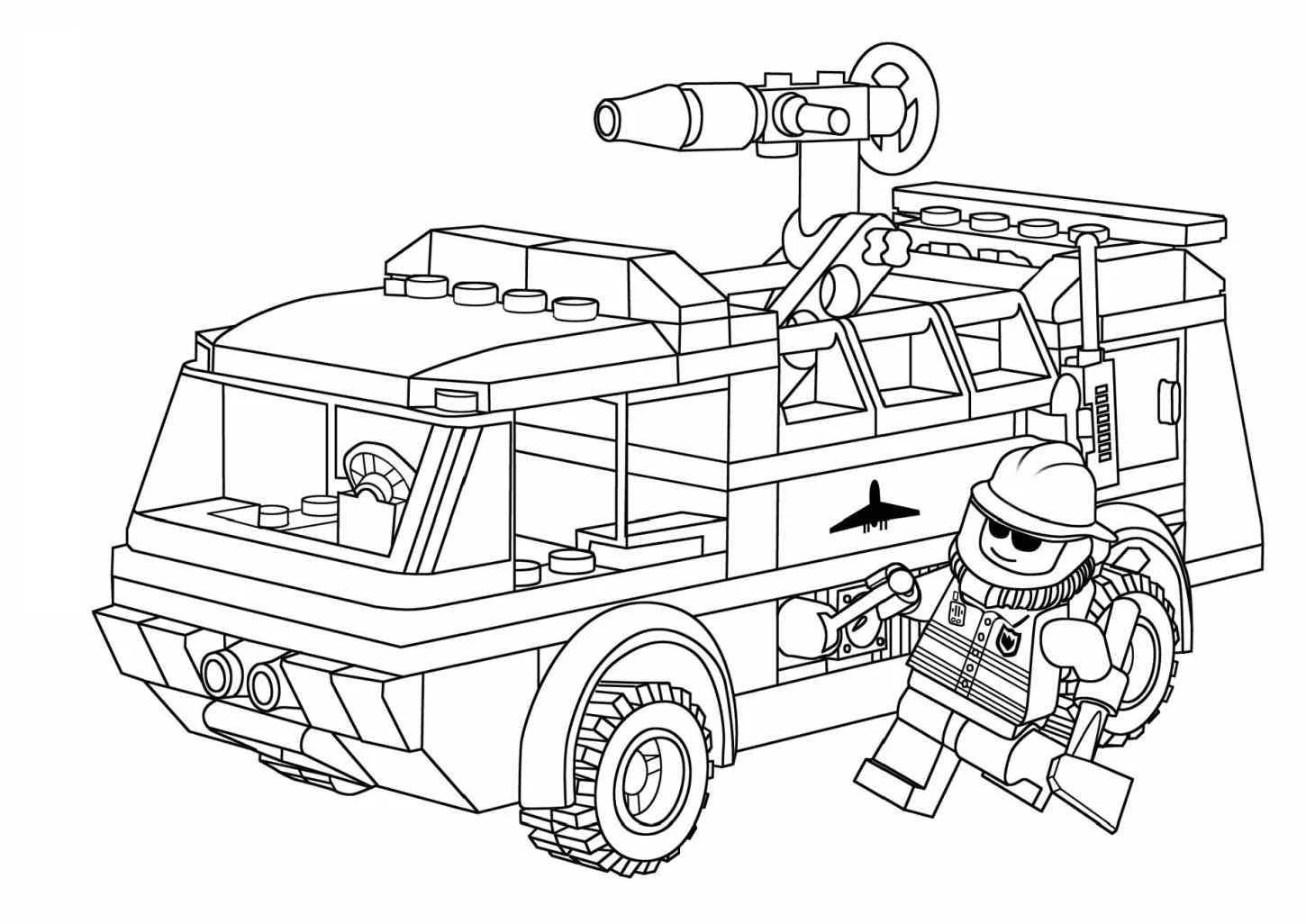 tôTranh tô màu lego giúp bé học cách vẽ các chi tiết đơn giản trong lego