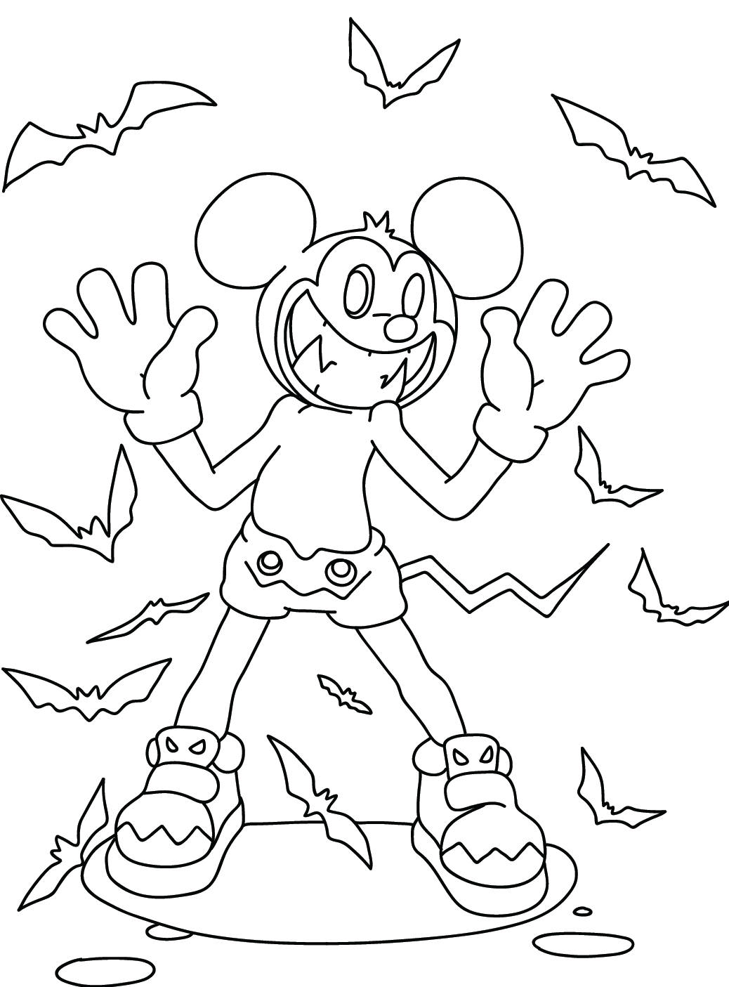 tô màu mickey 9