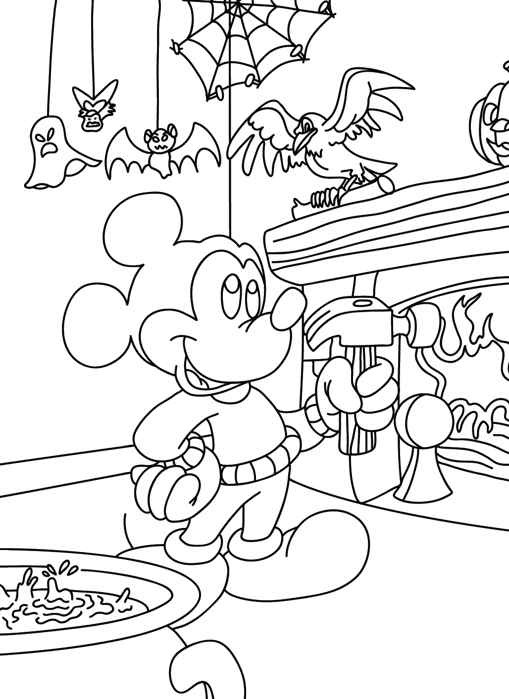 tô màu mickey 27