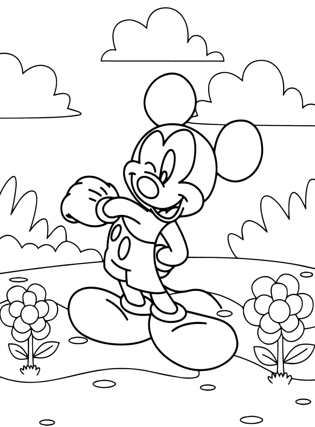 tô màu mickey 37