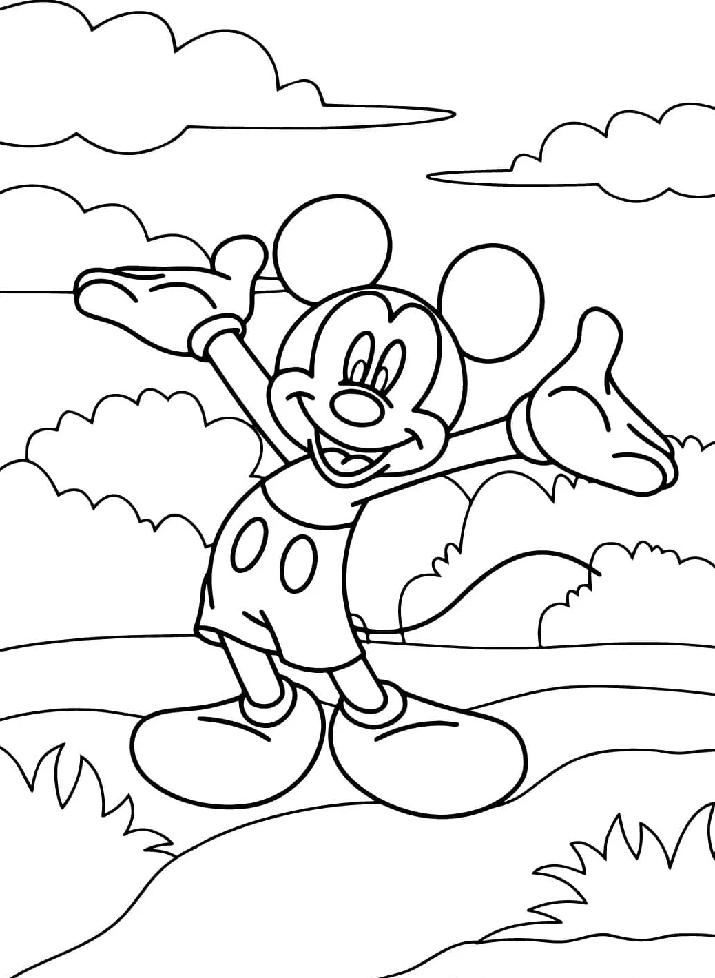 tô màu mickey 38