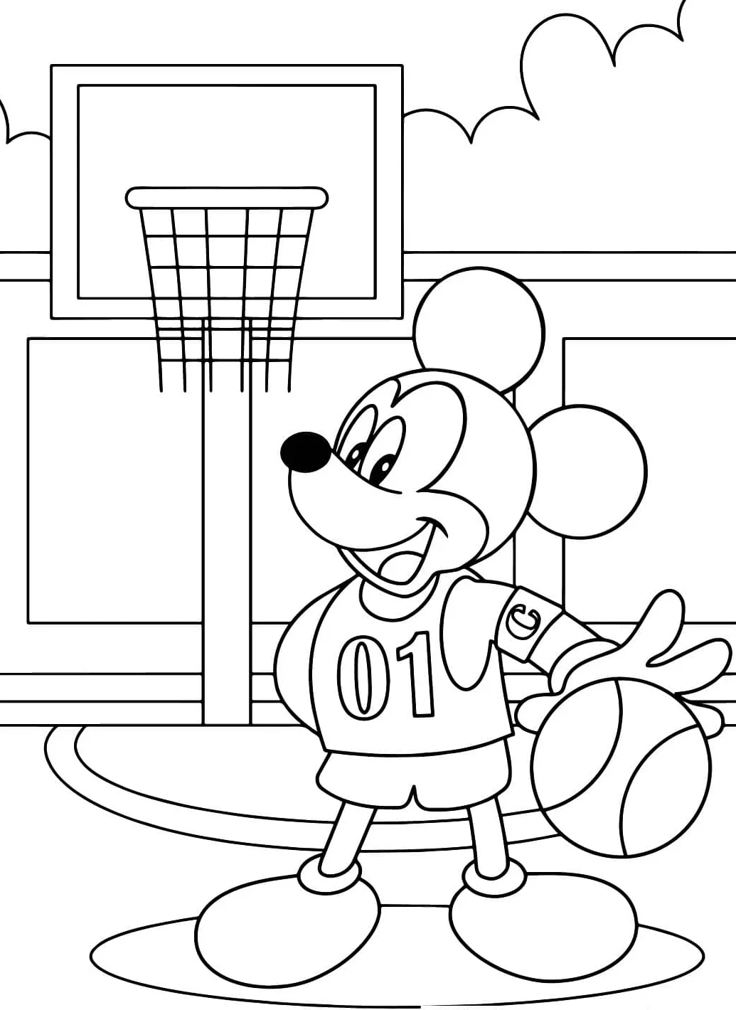 tô màu mickey 41