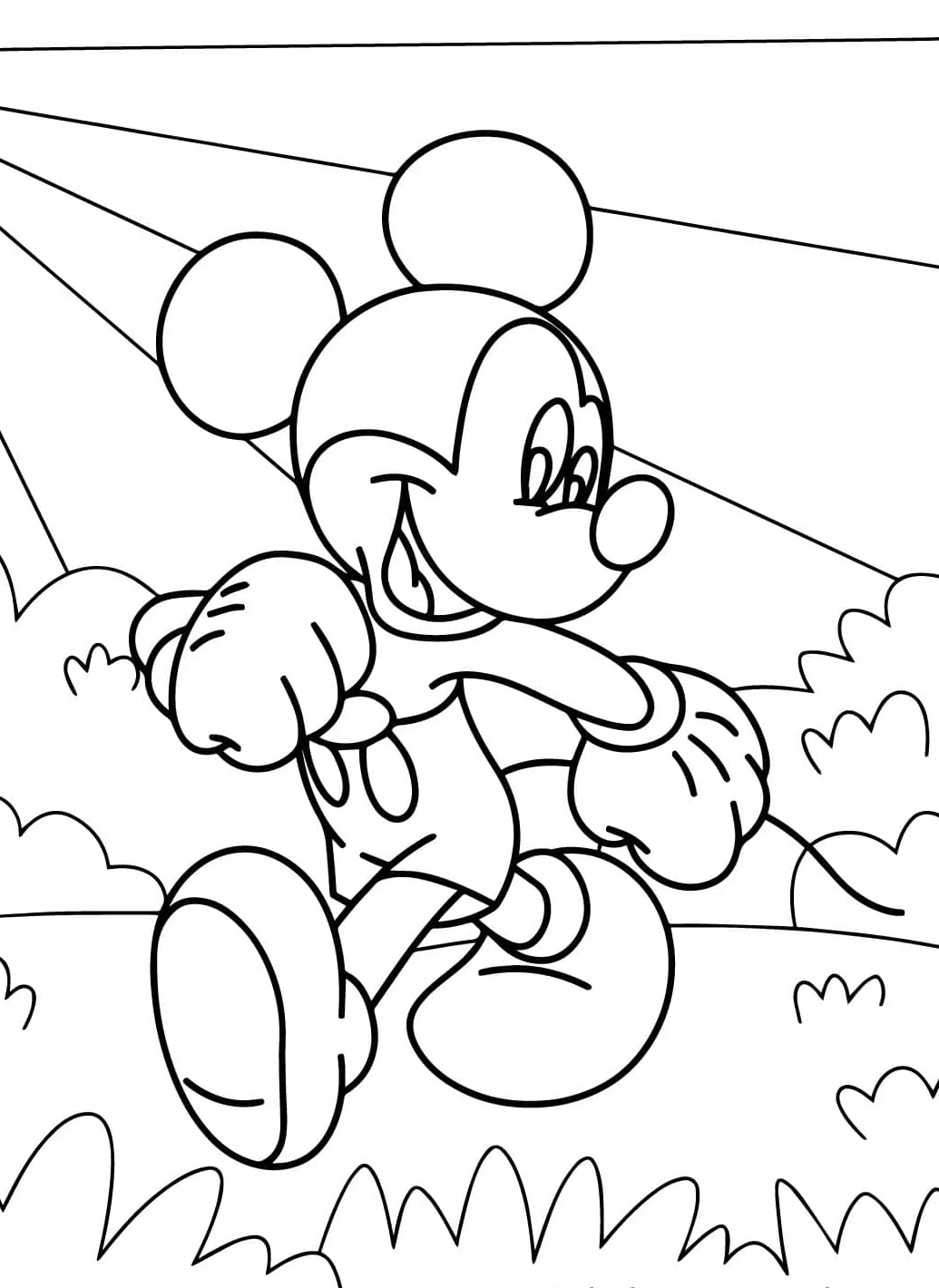 tô màu mickey 46