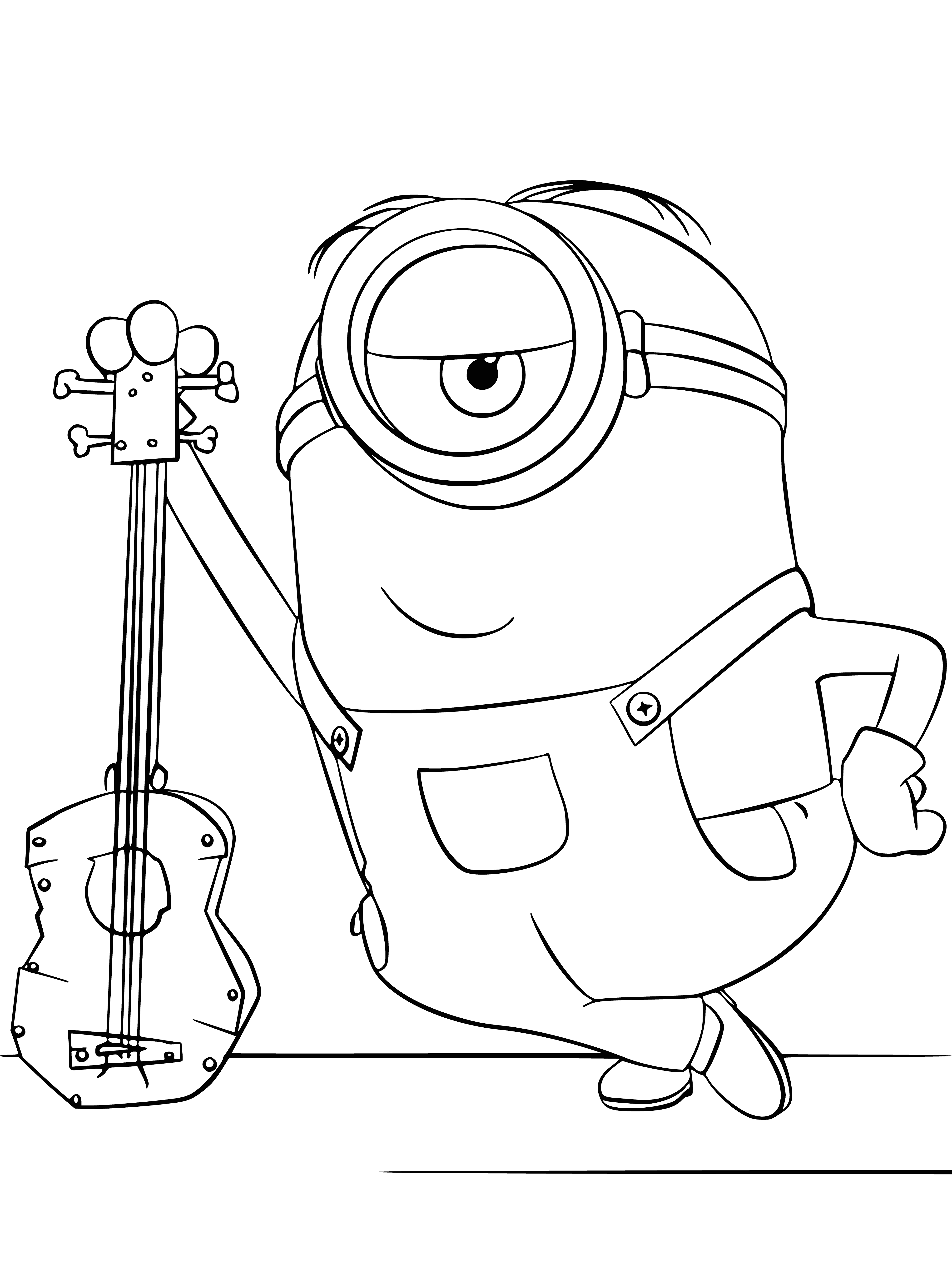 tô màu minion 9