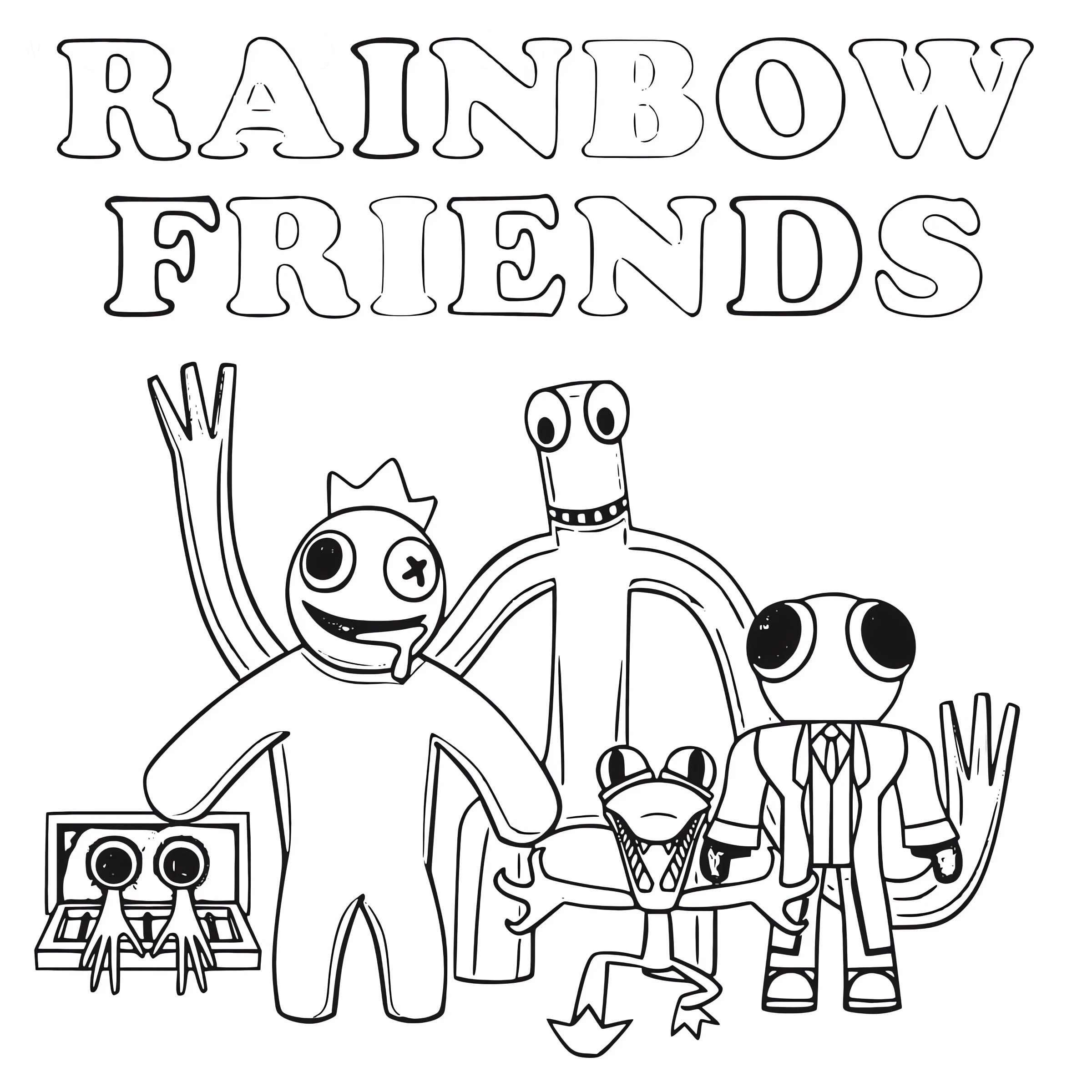 tô màu rainbow friends 59