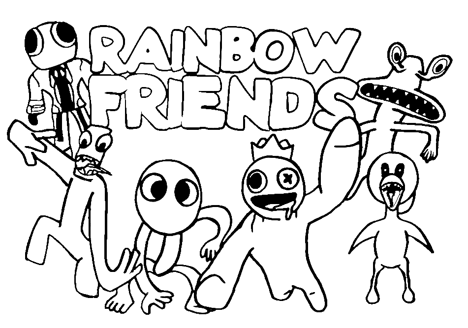 tô màu rainbow friends 77