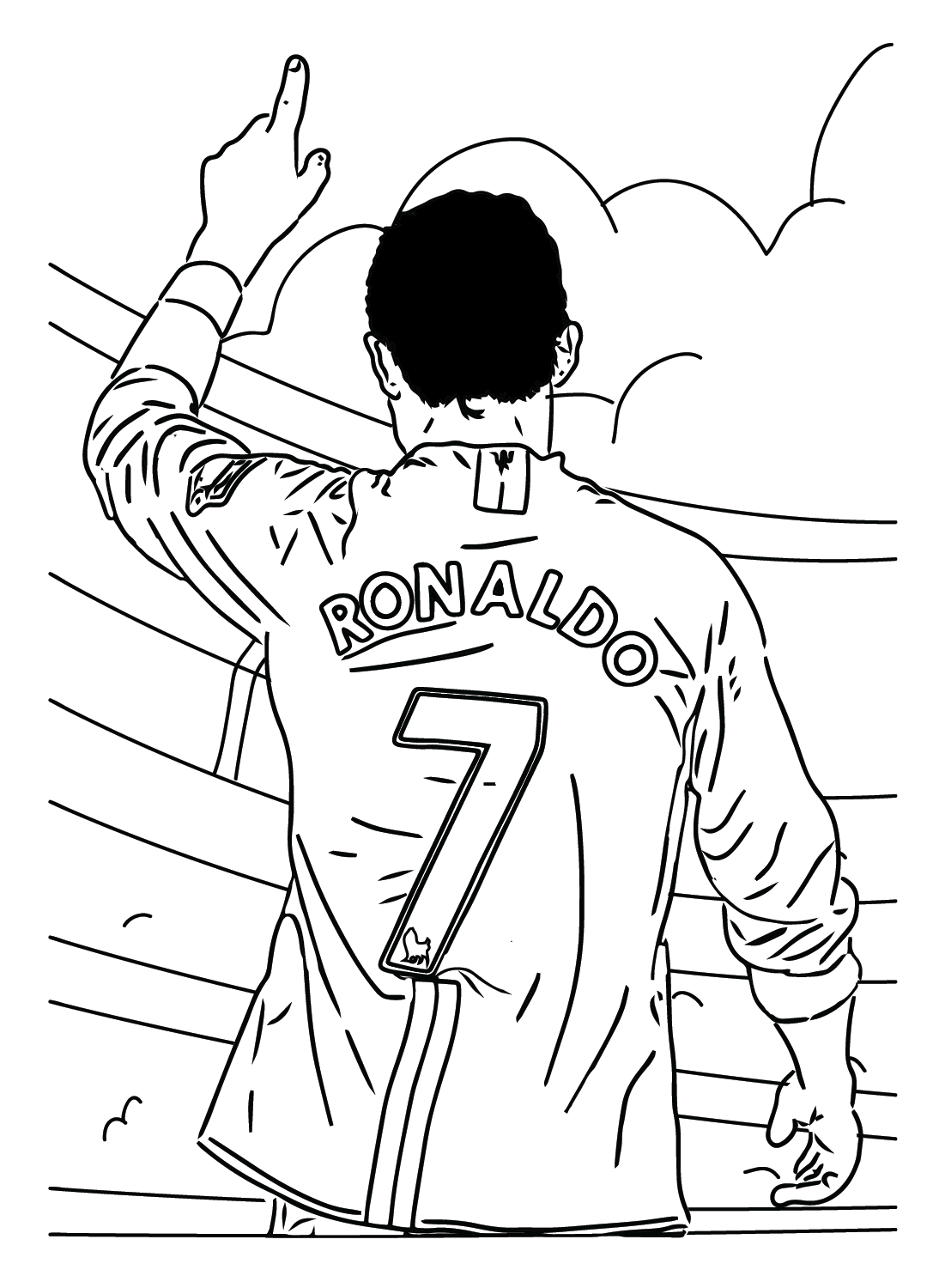 tô màu ronaldo 25