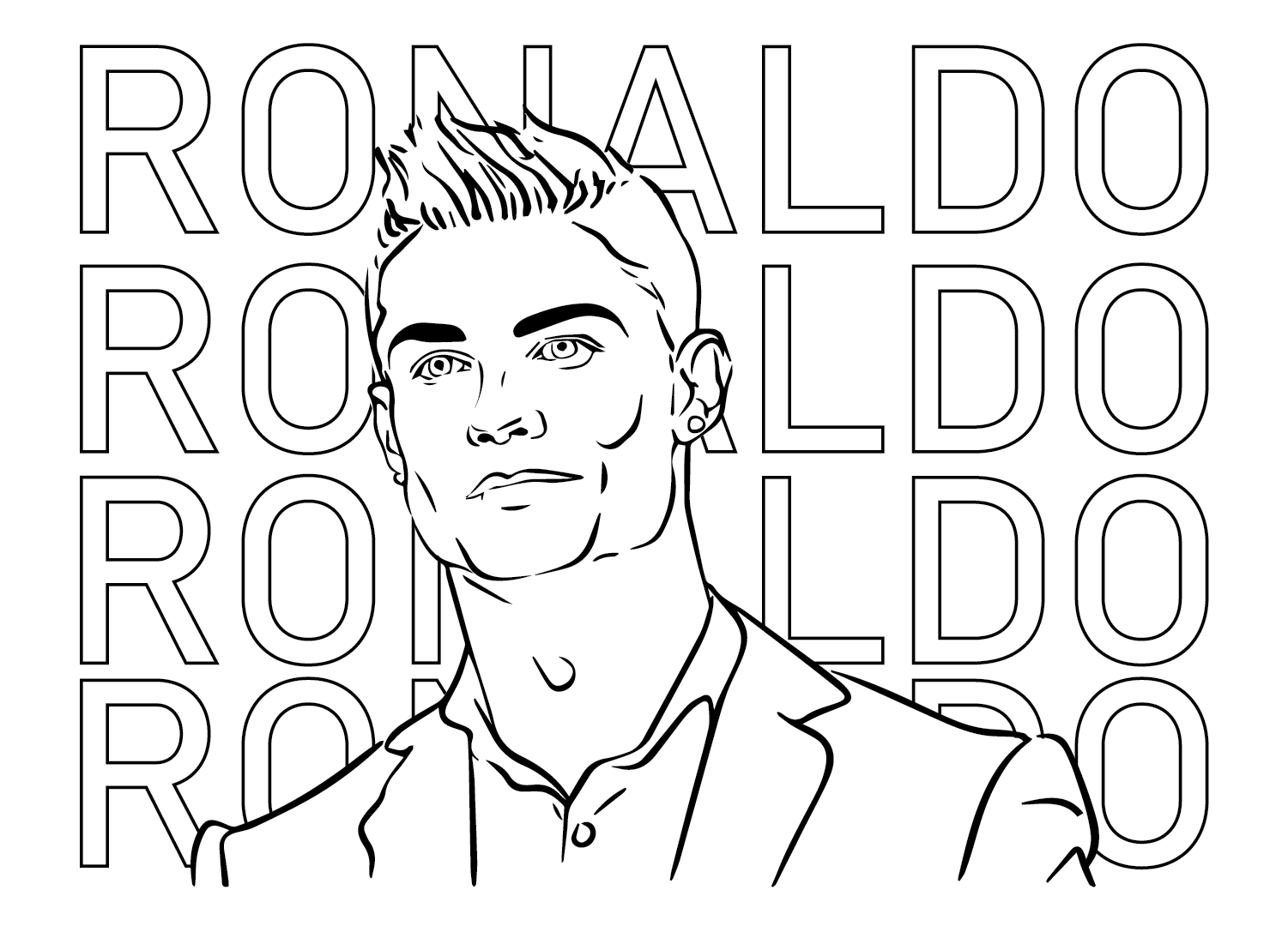 tô màu ronaldo 28