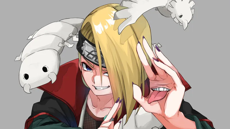 Tổng hợp ảnh fanart Deidara siêu ngầu 44