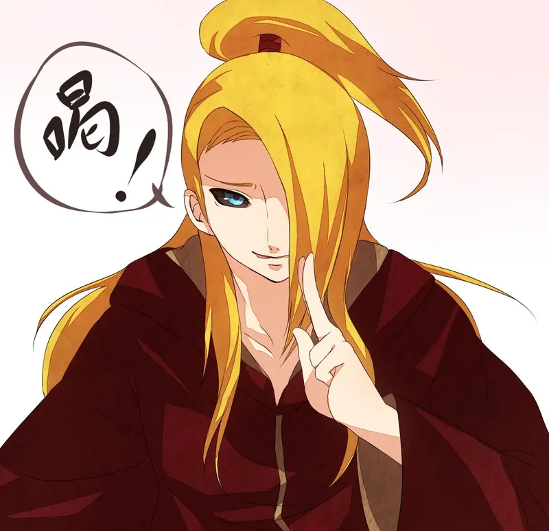 Tổng hợp ảnh fanart Deidara siêu ngầu 45