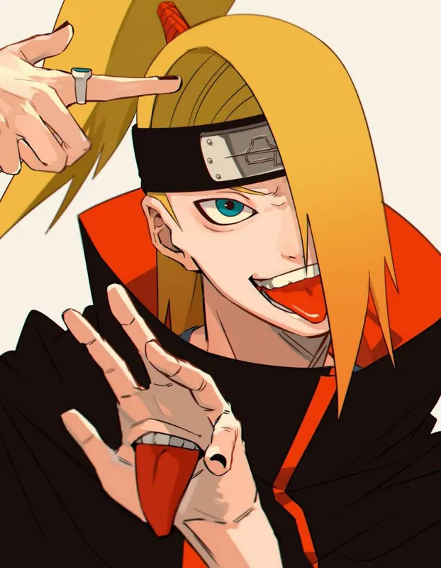 Tổng hợp ảnh fanart Deidara siêu ngầu 56