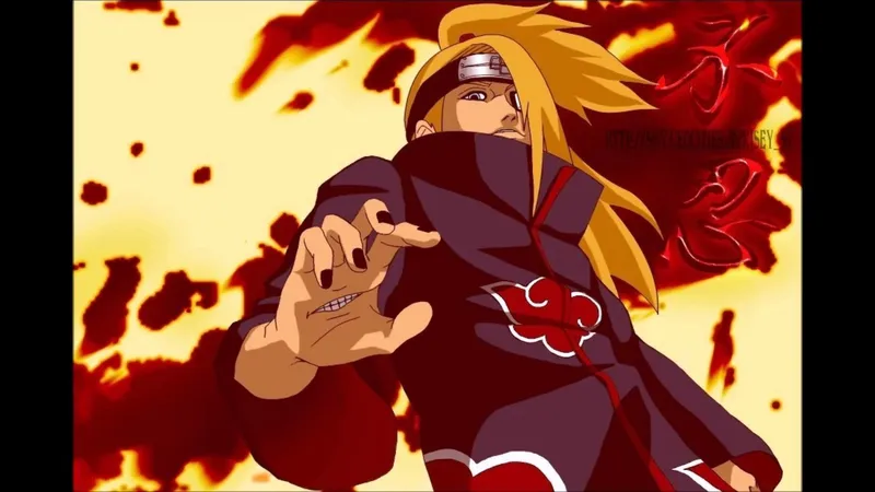 Tổng hợp ảnh fanart Deidara siêu ngầu 58