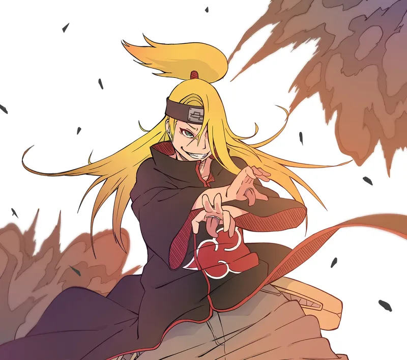 Tổng hợp ảnh fanart Deidara siêu ngầu 5