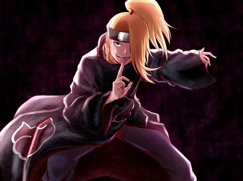 Tổng hợp ảnh fanart Deidara siêu ngầu 8