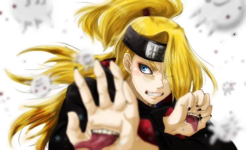 Tổng hợp ảnh fanart Deidara siêu ngầu 9