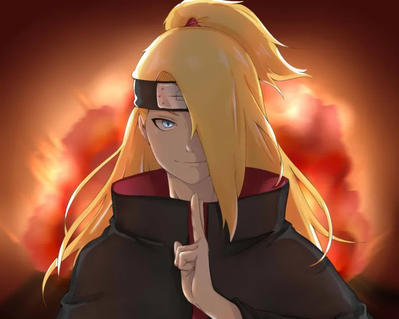 Tổng hợp ảnh fanart Deidara siêu ngầu 10