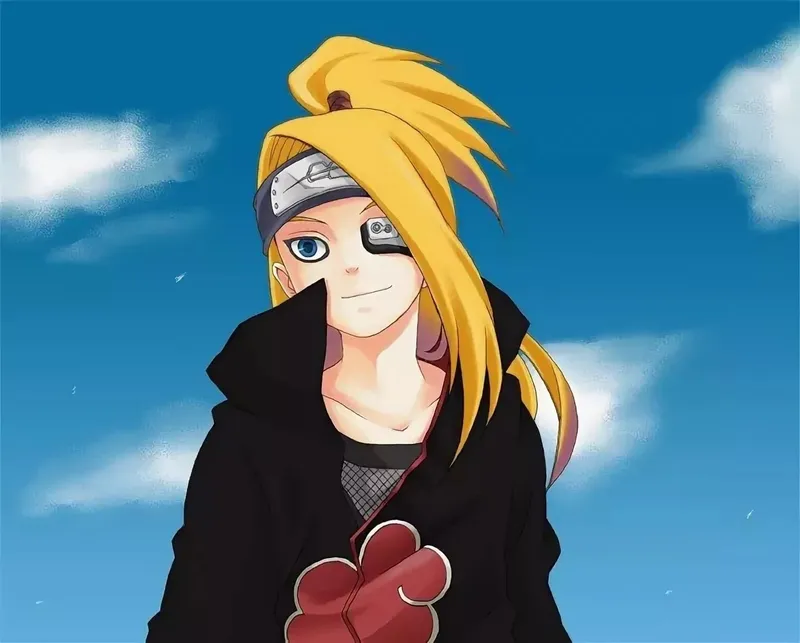 Tổng hợp ảnh fanart Deidara siêu ngầu 12