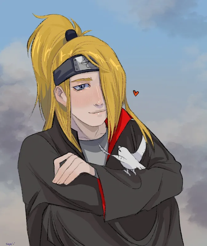 Tổng hợp ảnh fanart Deidara siêu ngầu 14